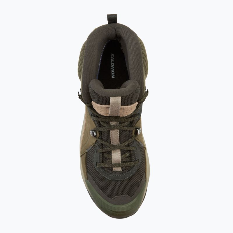 Черевики туристичні чоловічі Salomon Elixir Mid GTX peat/vintage khaki/castlerock 5