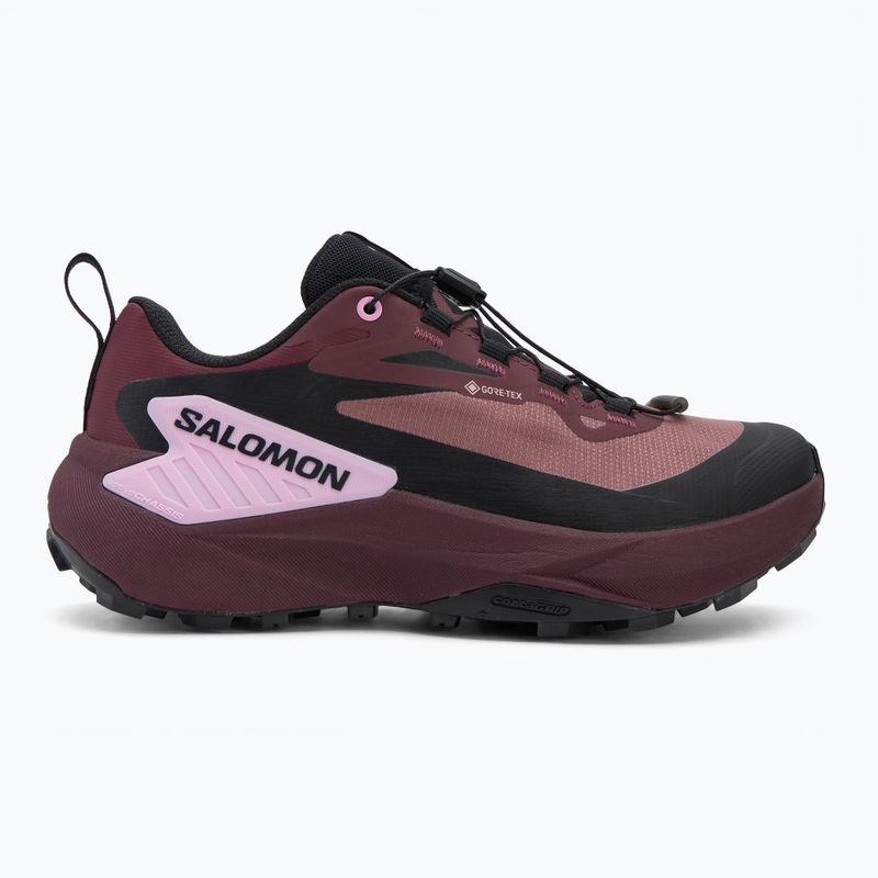 Кросівки для бігу жіночі Salomon Genesis GTX rose taupe/black orchid/bouquet 2