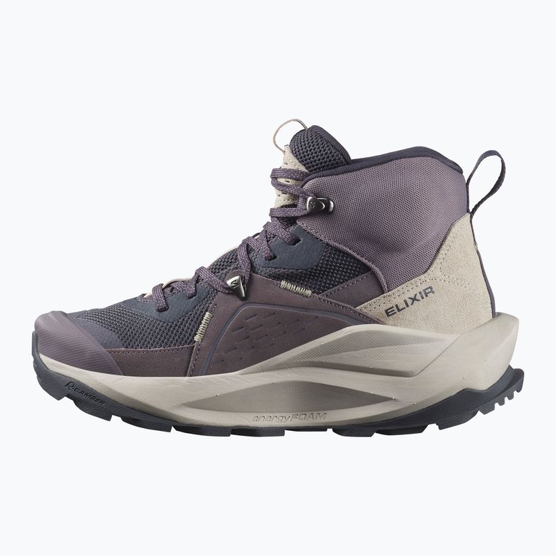 Жіночі туристичні черевики Salomon Elixir Mid GTX nine iron/shark/silver cloud 10