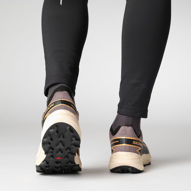 Кросівки для бігу жіночі Salomon Thundercross GTX shark/black/papaya 10