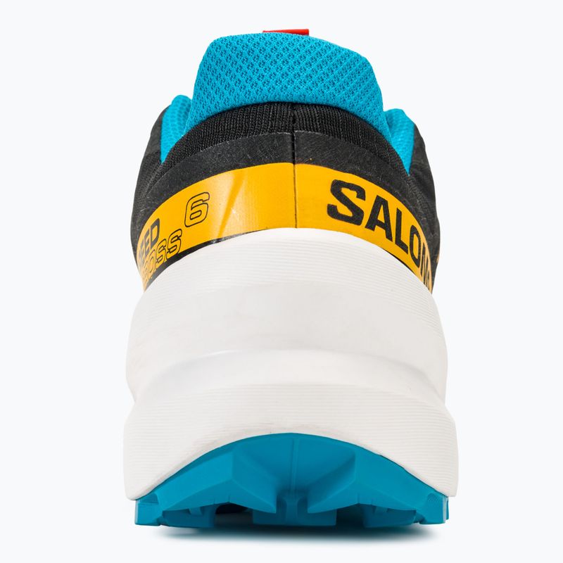 Кросівки для бігу чоловічі Salomon Speedcross 6 black/white/transcend blue 8