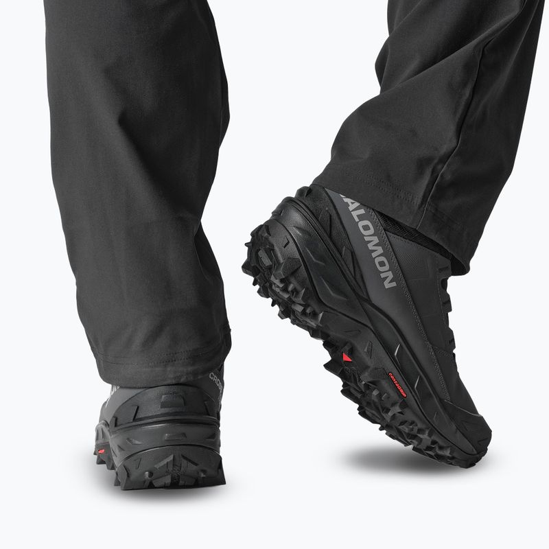 Черевики трекінгові чоловічі Salomon Crosstrak Powder WP asphalt/black/sharkskin 9