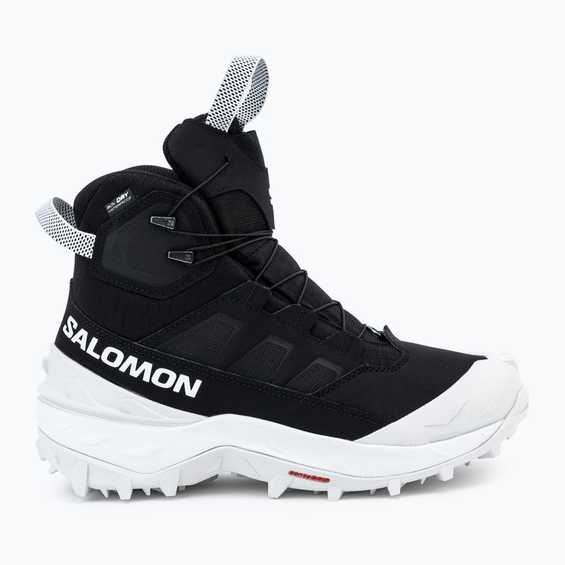 Черевики трекінгові чоловічі Salomon Crossrak Powder WP black/black/white 2
