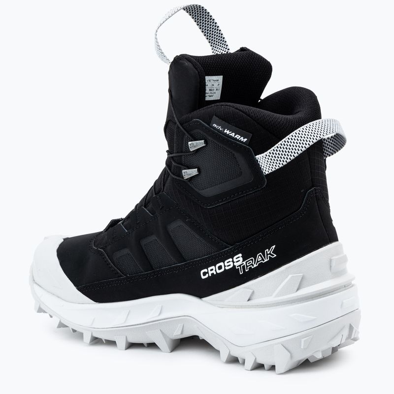 Черевики трекінгові чоловічі Salomon Crossrak Powder WP black/black/white 3