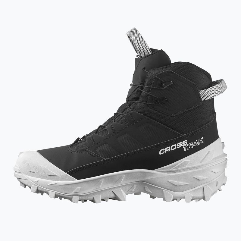 Черевики трекінгові чоловічі Salomon Crossrak Powder WP black/black/white 10