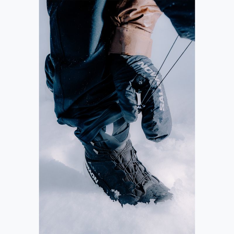 Черевики трекінгові чоловічі Salomon Crossrak Powder WP black/black/white 17