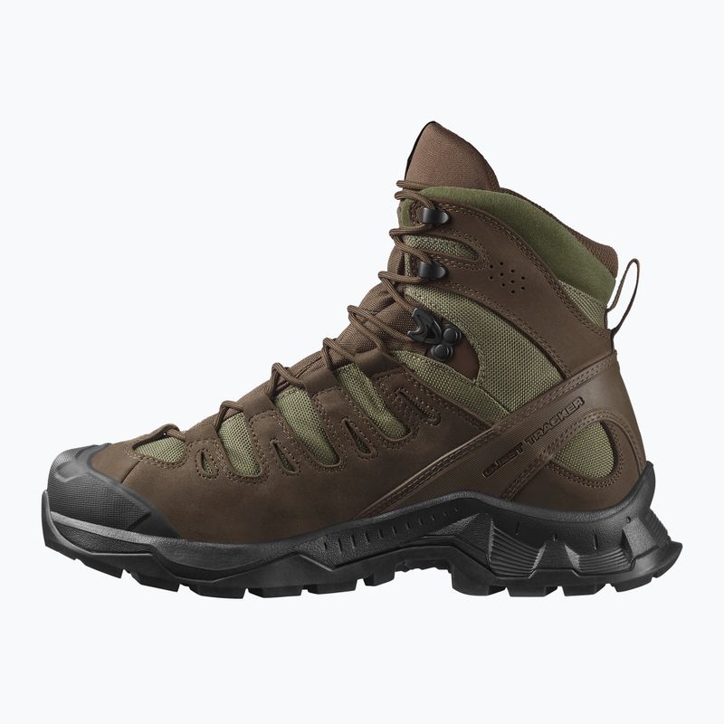 Туристичні черевики Salomon Quest Tracker GTX земля коричневий/зелений/чорний 3