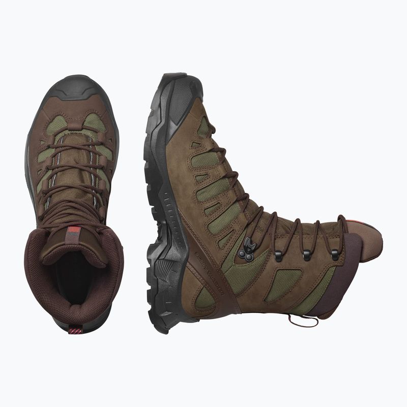 Черевики туристичні Salomon Quest Tracker High GTX earth brown/green 13