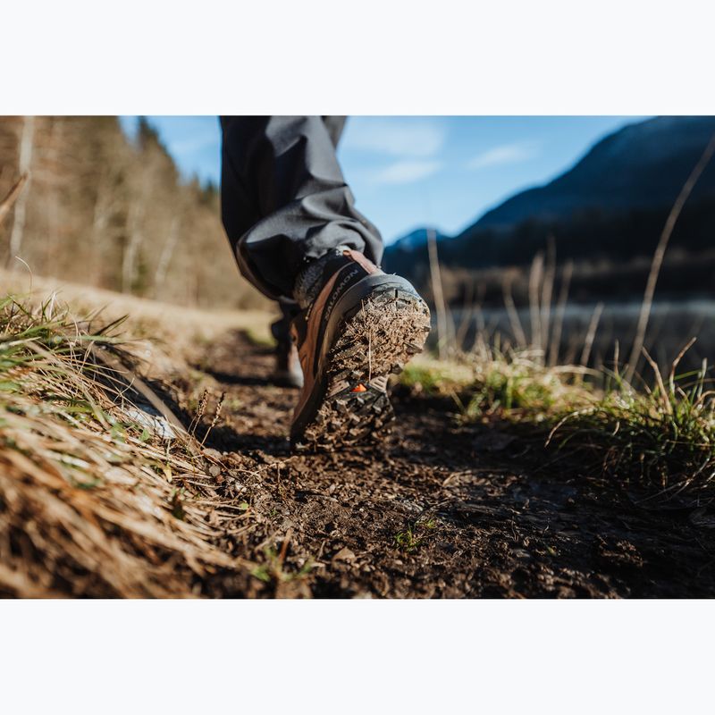 Кросівки трекінгові жіночі Salomon X ULTRA 360 LTR GTX cognac/peppercorn/black 10