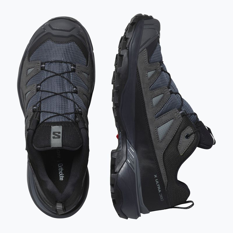 Взуття трекінгове жіноче Salomon X ULTRA 360 LTR GTX turbulence/black 3