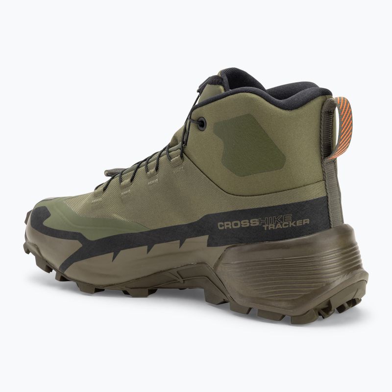 Черевики трекінгові чоловічі Salomon Cross Hike Tracker GTX green/earth brown 3