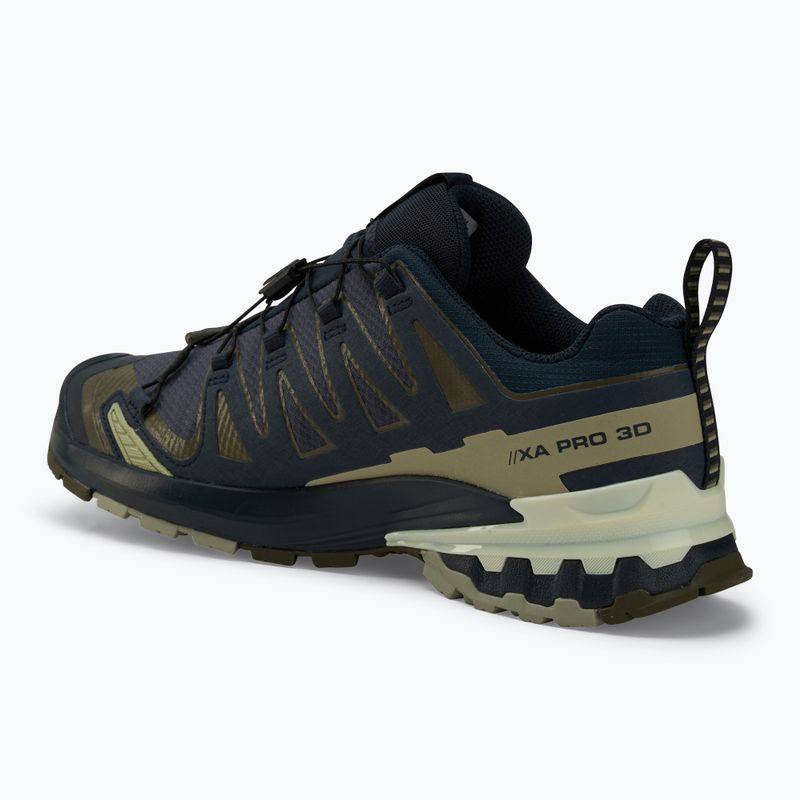 Кросівки для бігу чоловічі Salomon XA PRO 3D V9 GTX india ink/olive night/aloe wash 3