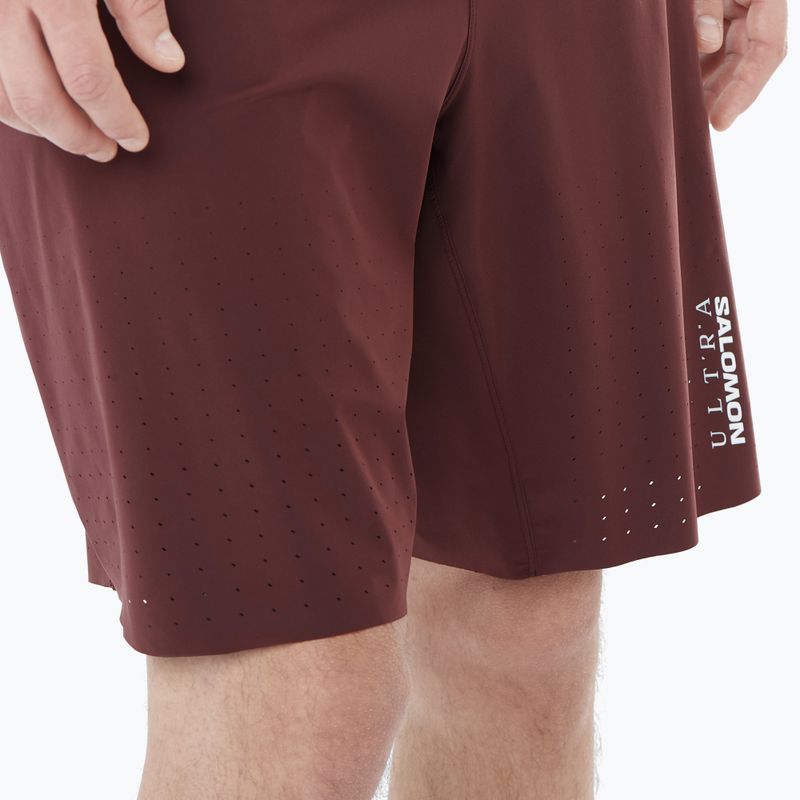 Шорти для бігу чоловічі Salomon S/Lab Ultra 2IN1 decadent chocolate 4