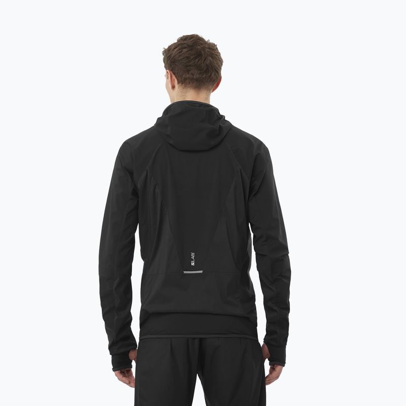 Бігова куртка Salomon S/Lab Ultra Hybrid чорна 2