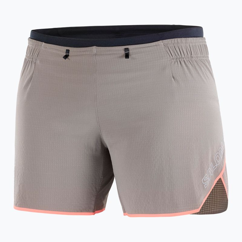 Шорти для бігу жіночі Salomon Sense Aero 5" iron/neon flame 6
