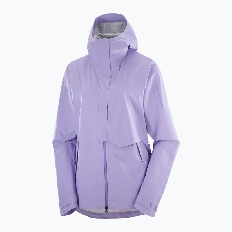 Куртка вітровка жіноча Salomon Outerpath Pro 2.5L violet tulip 9