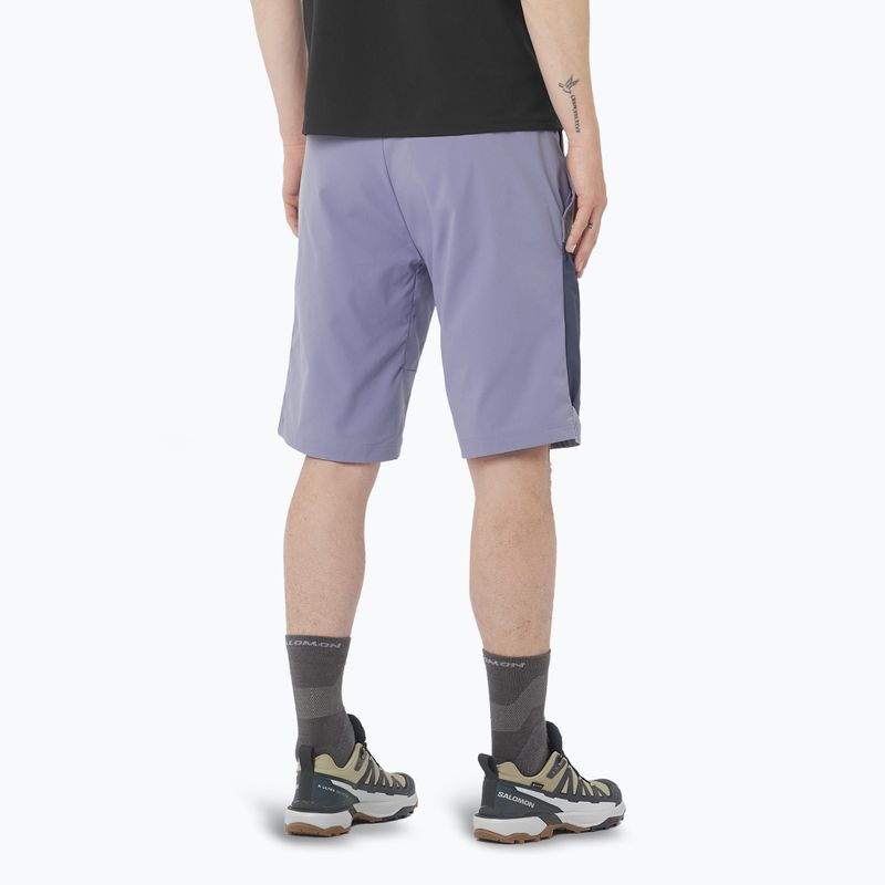 Шорти трекінгові чоловічі Salomon Outerpath Utility blue granite / blue nights 2