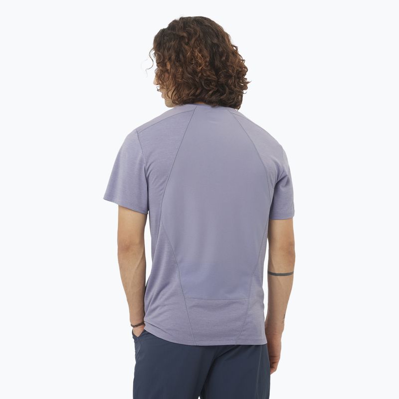 Футболка чоловіча Salomon Outline Tee blue granite 2