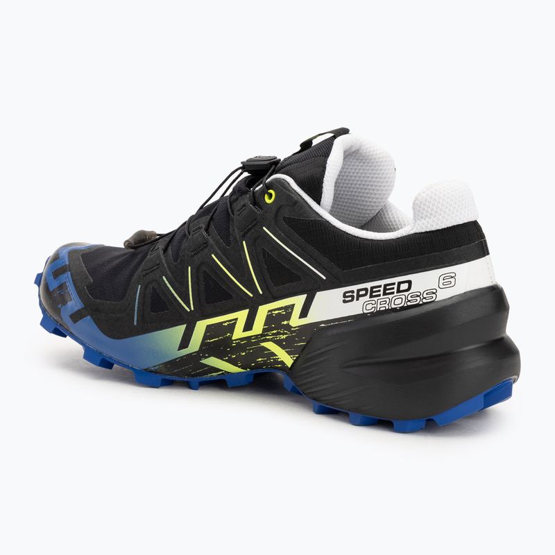 Кросівки для бігу чоловічі Salomon Speedcross 6 Gtx Fan Fire black/surf the web/safety yellow 3