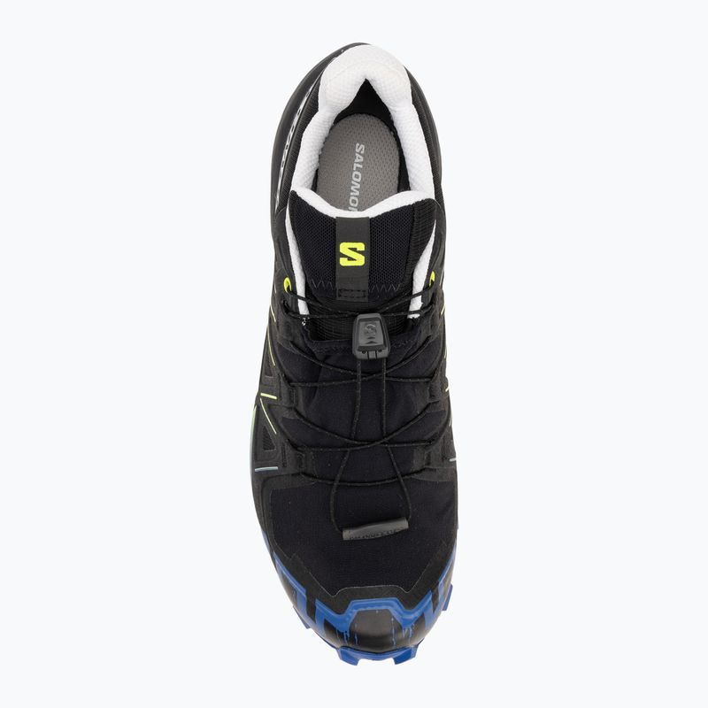 Кросівки для бігу чоловічі Salomon Speedcross 6 Gtx Fan Fire black/surf the web/safety yellow 5