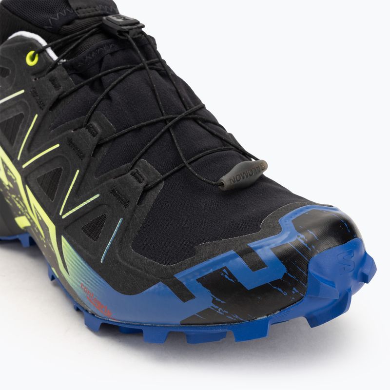 Кросівки для бігу чоловічі Salomon Speedcross 6 Gtx Fan Fire black/surf the web/safety yellow 7