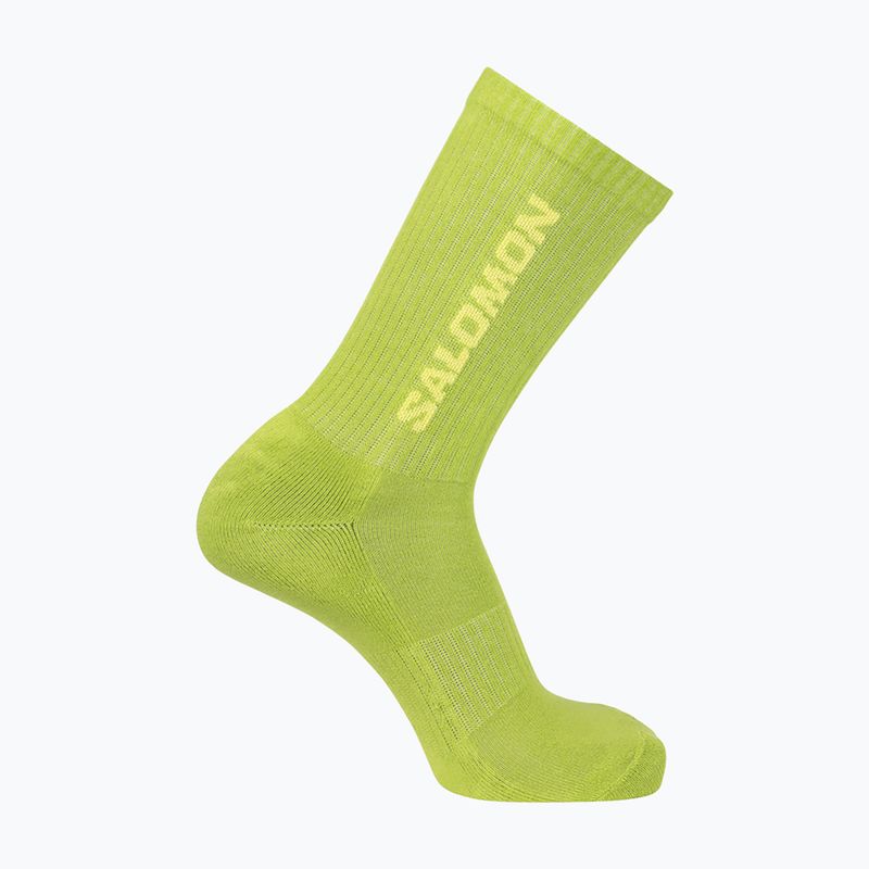 Шкарпетки Salomon Everyday Crew 3 пари flame scarlet/dark citron 3