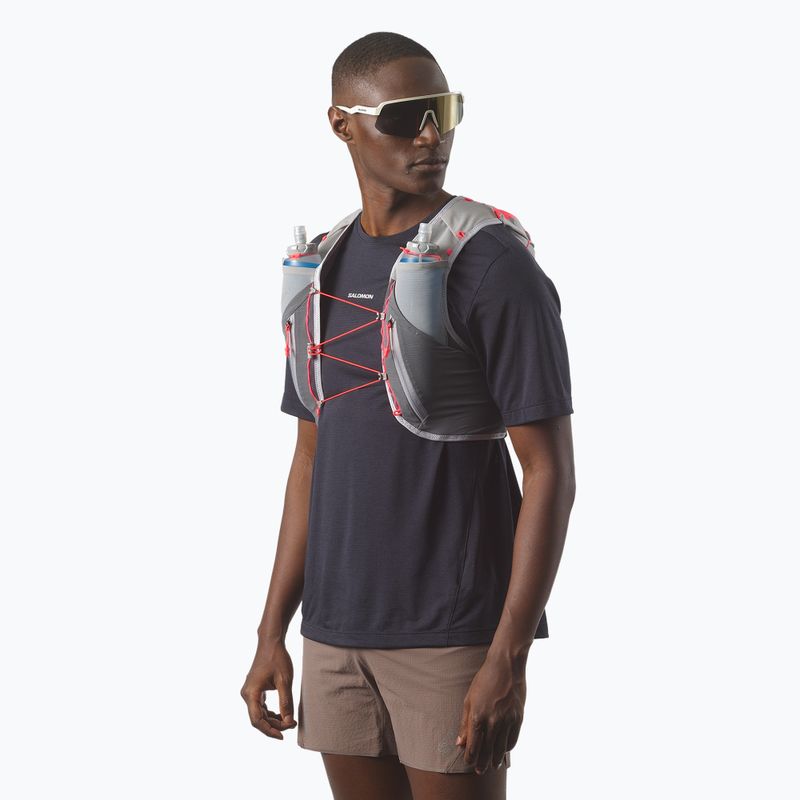 Жилет для бігу Salomon ADV SKIN 12 Set castelrock/alloy/neon flame 3