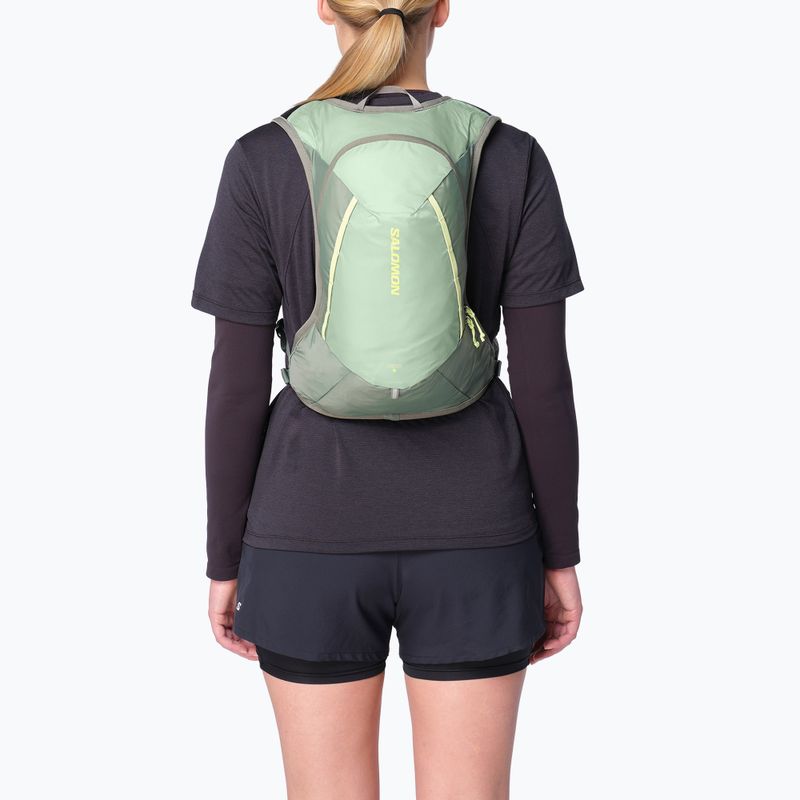 Рюкзак для бігу Salomon Cross 8 green milieu/agave green 3