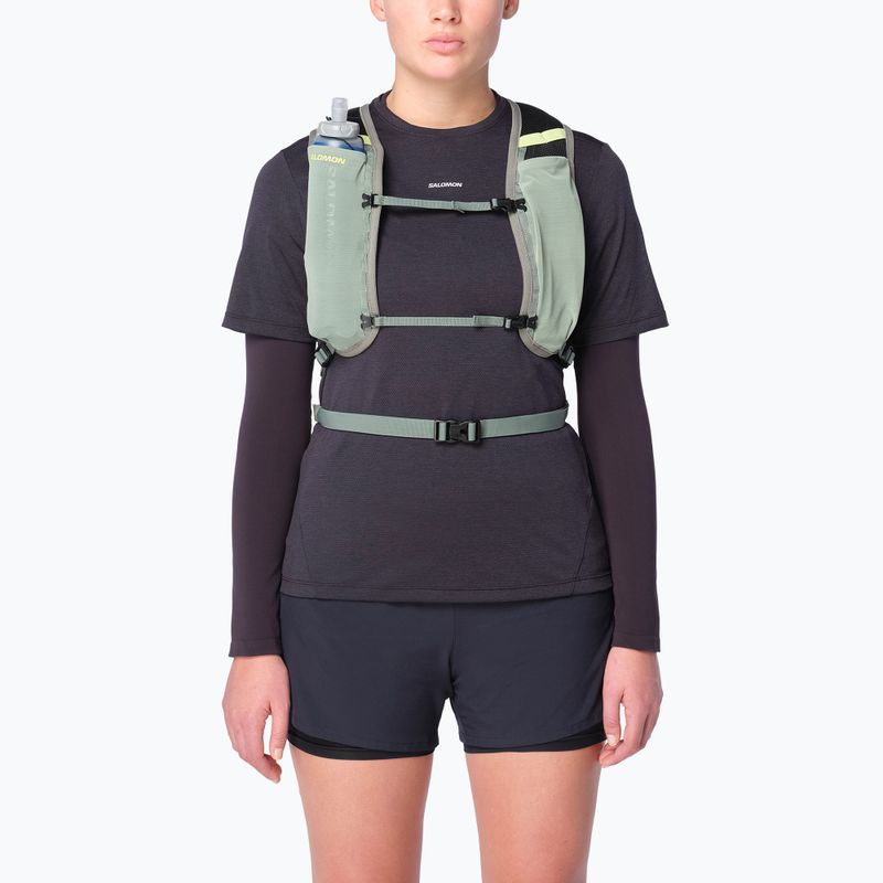 Рюкзак для бігу Salomon Cross 8 green milieu/agave green 4
