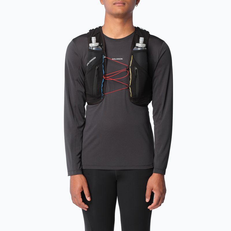 Жилет для бігу Salomon Advance Skin 12 Race Flag' black/white 4