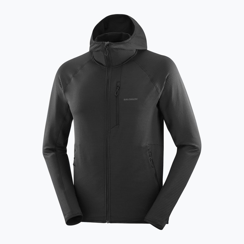 Кофта трекінгова чоловіча Salomon Sntial Lightwarm Hybrid deep black 8