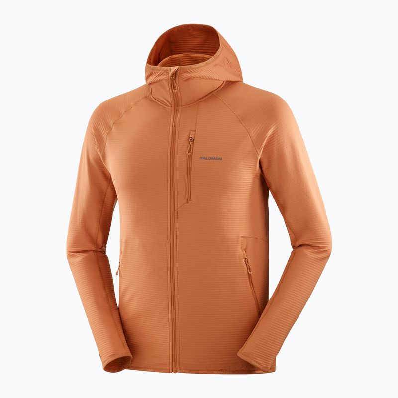 Кофта трекінгова чоловіча Salomon Sntial Lightwarm Hybrid sierra 8