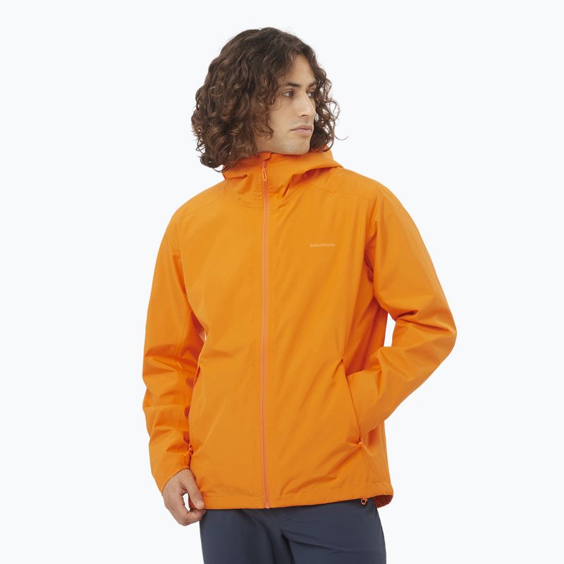 Куртка вітровка чоловіча Salomon Outscape 2L turmeric