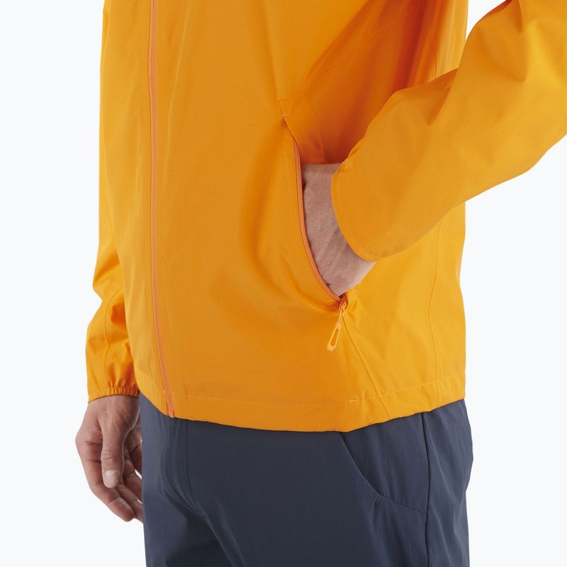 Куртка вітровка чоловіча Salomon Outscape 2L turmeric 4