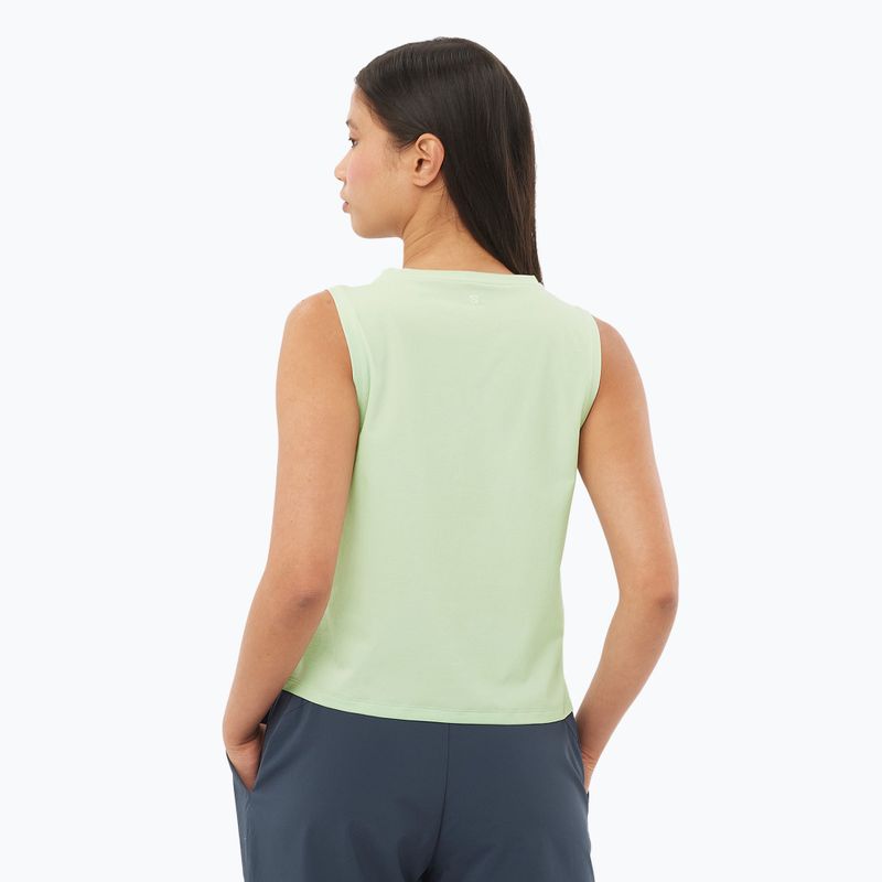 Футболка жіноча Salomon Trackline Tank sea foam 2