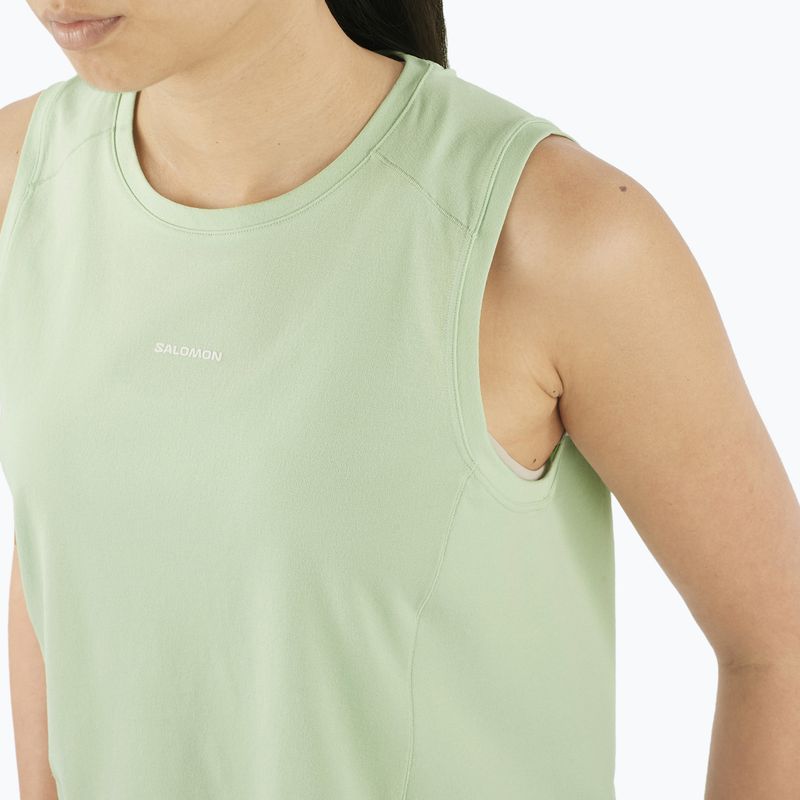 Футболка жіноча Salomon Trackline Tank sea foam 3