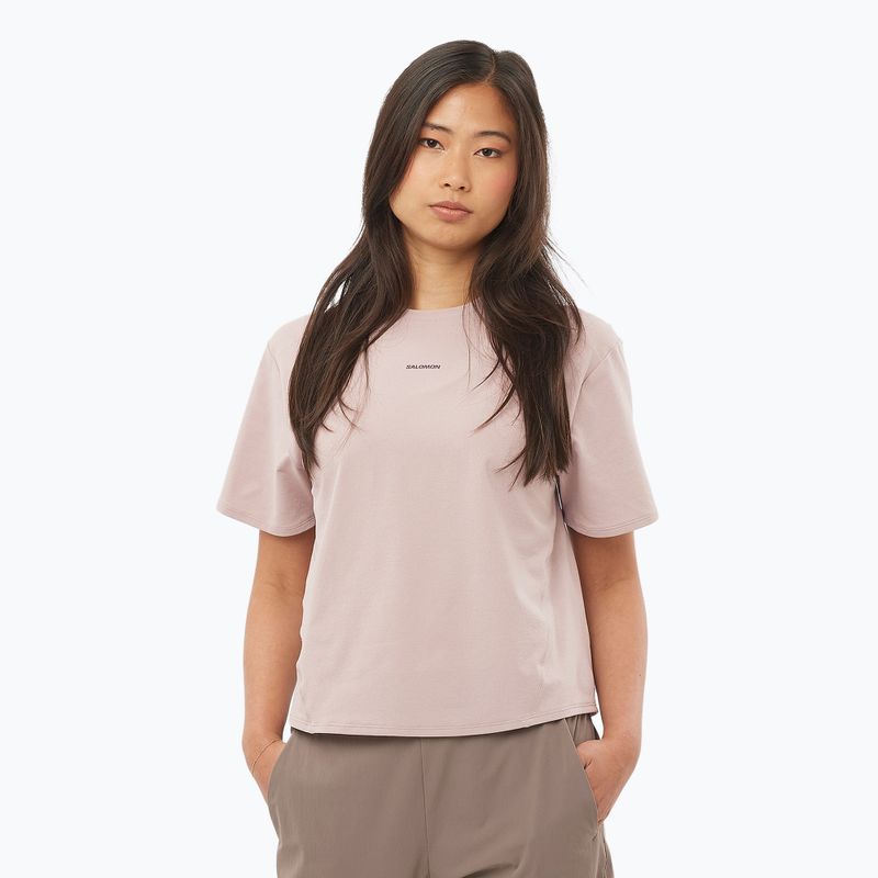 Футболка жіноча Salomon Trackline Tee SS etherea