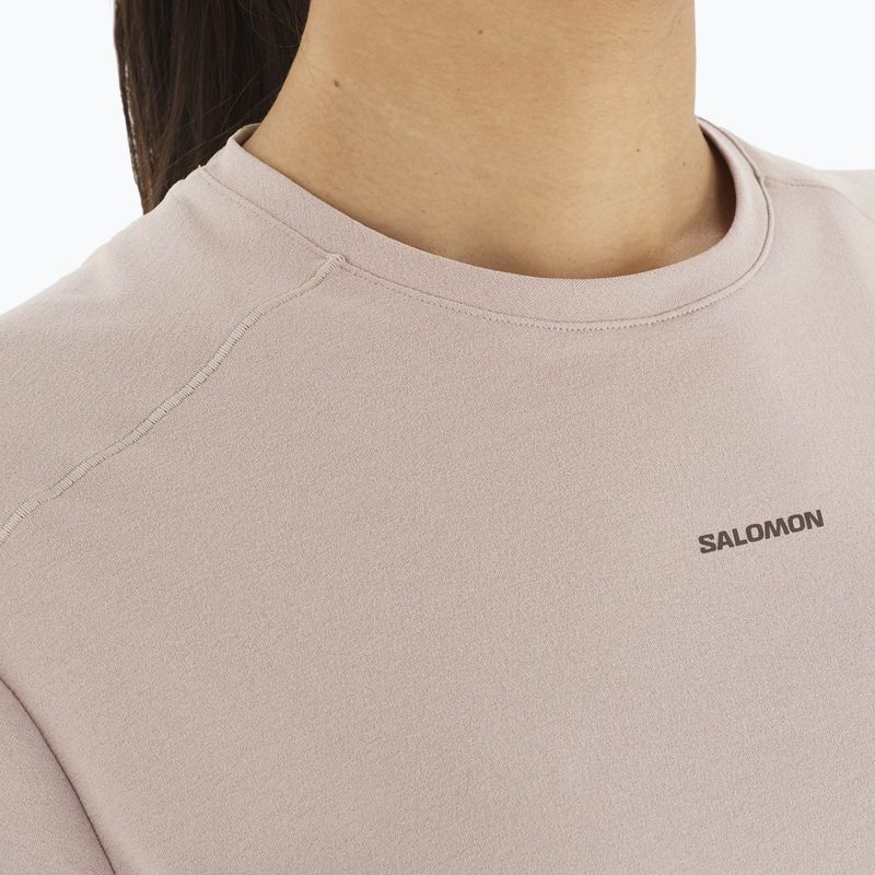 Футболка жіноча Salomon Trackline Tee SS etherea 4