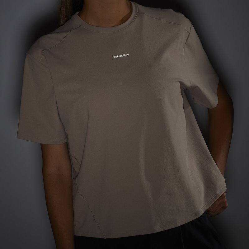 Футболка жіноча Salomon Trackline Tee SS etherea 5
