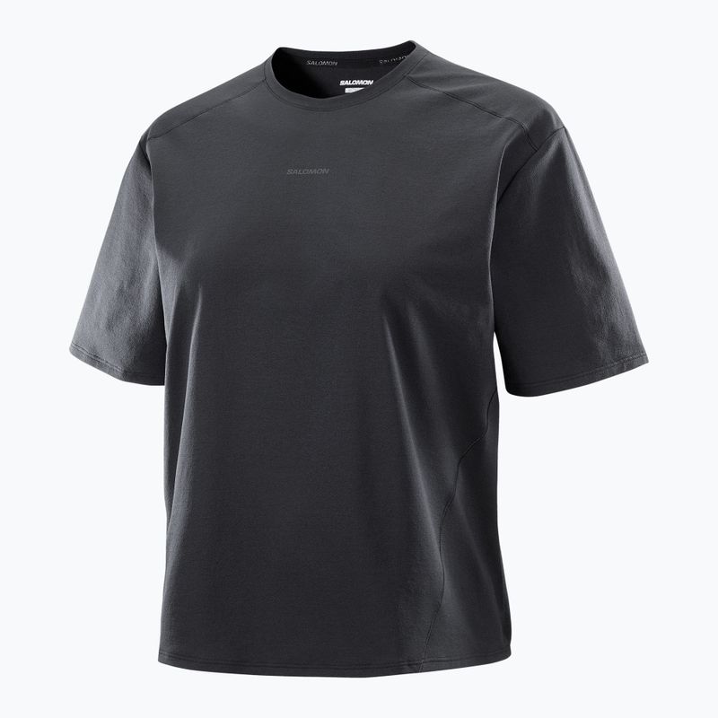 Футболка жіноча Salomon Trackline Tee SS deep black 6