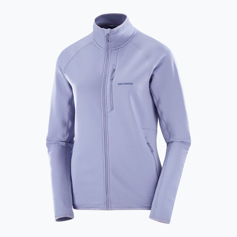 Кофта трекінгова жіноча Salomon Lightwarm Full Zip blue granite 6