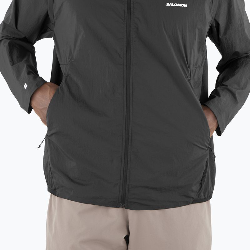 Куртка для бігу чоловіча Salomon Shakeout Fly deep black 3