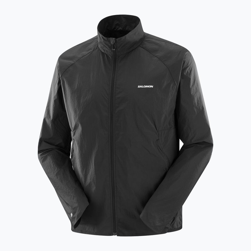 Куртка для бігу чоловіча Salomon Shakeout Fly deep black 6