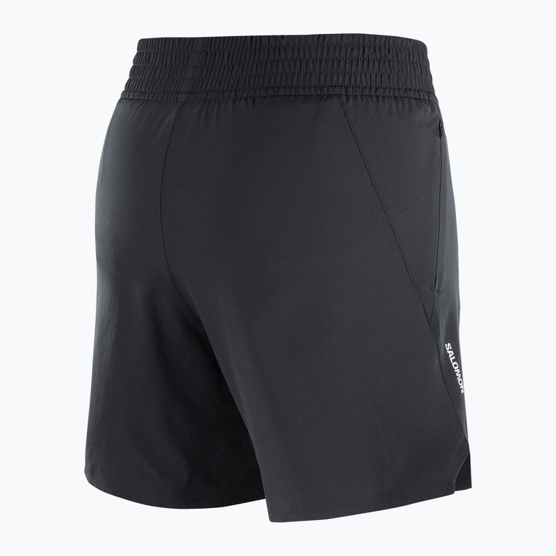 Шорти для бігу жіночі Salomon SHAKEout Core 6" deep black 7