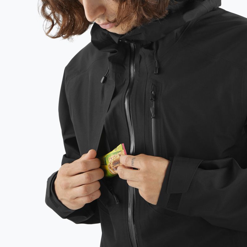 Куртка софтшел чоловіча Salomon Outline 3l GTX deep black 6