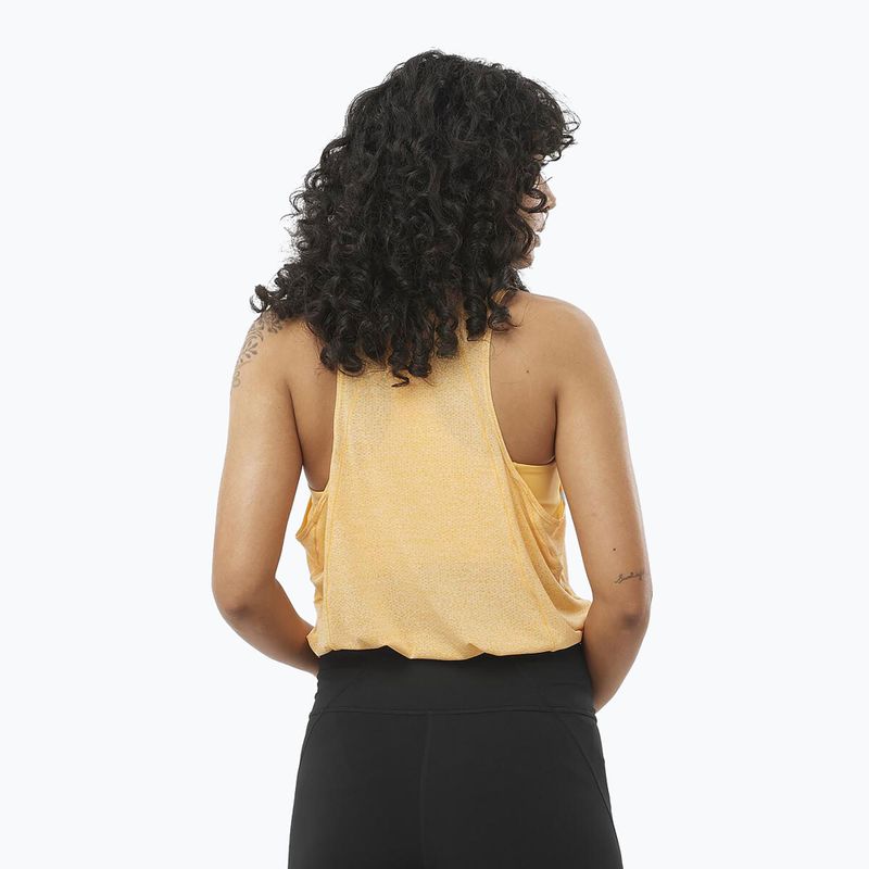 Топ для бігу жіночий Salomon SHAKEout Air Tank warm apricot 2