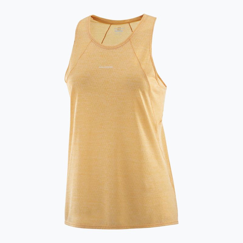 Топ для бігу жіночий Salomon SHAKEout Air Tank warm apricot 4