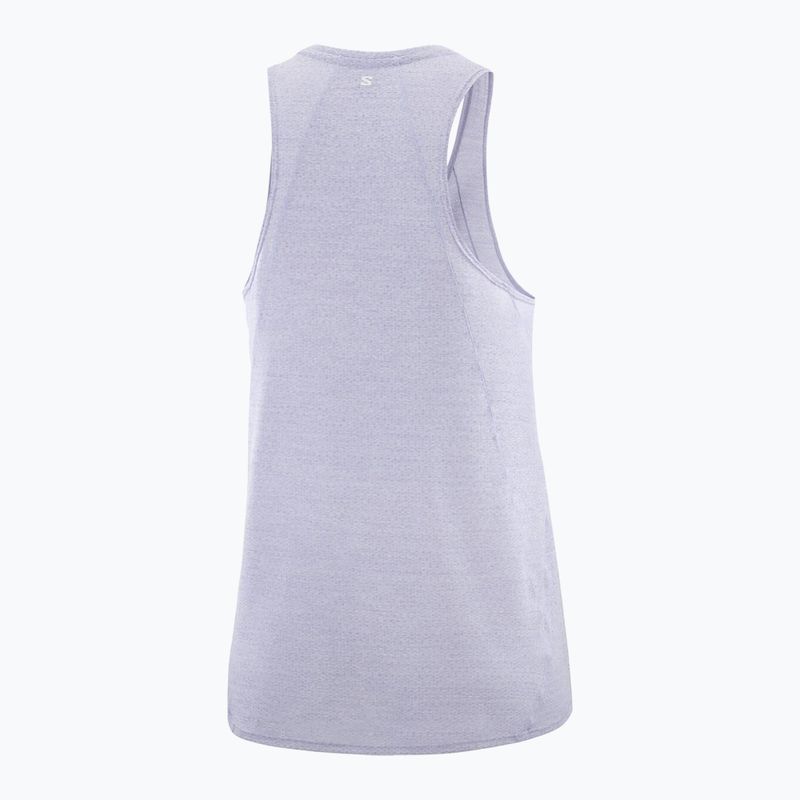 Топ для бігу жіночий Salomon SHAKEout Air Tank cosmic sky 5