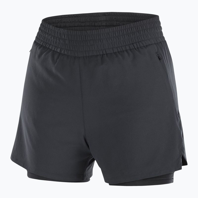 Шорти для бігу жіночі Salomon SHAKEout Core 2IN1 4" deep black 6