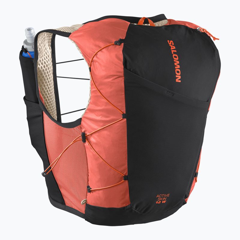 Жилет для бігу жіночий Salomon Active Skin 12 Set emerglow/black 2